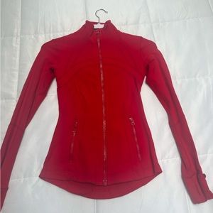 RARE red lululemon define jacket